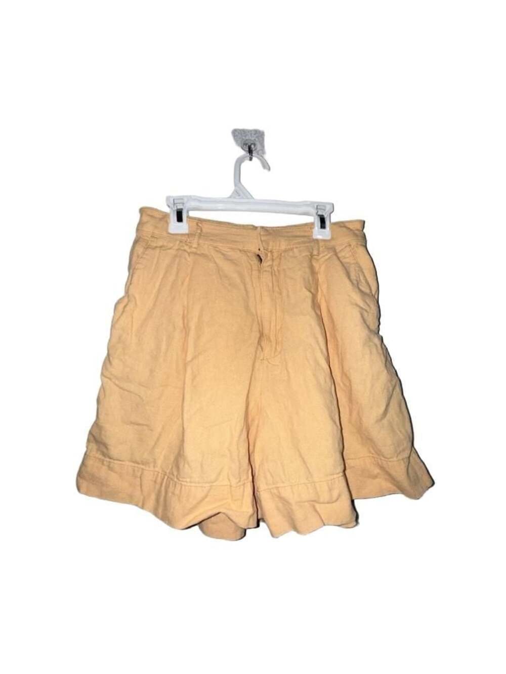Abercrombie And Fitch Orange Linen Short Set S/M